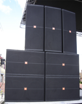 JBL speaker stack